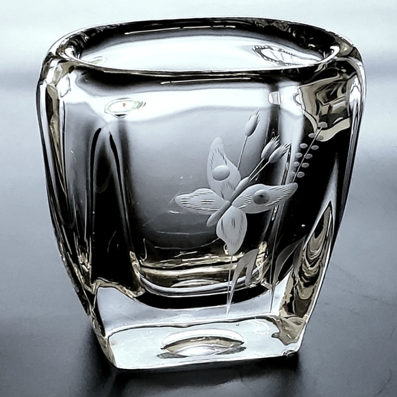 Other - 5 1/2" Tall Crystal Butterfly 🦋 Vase